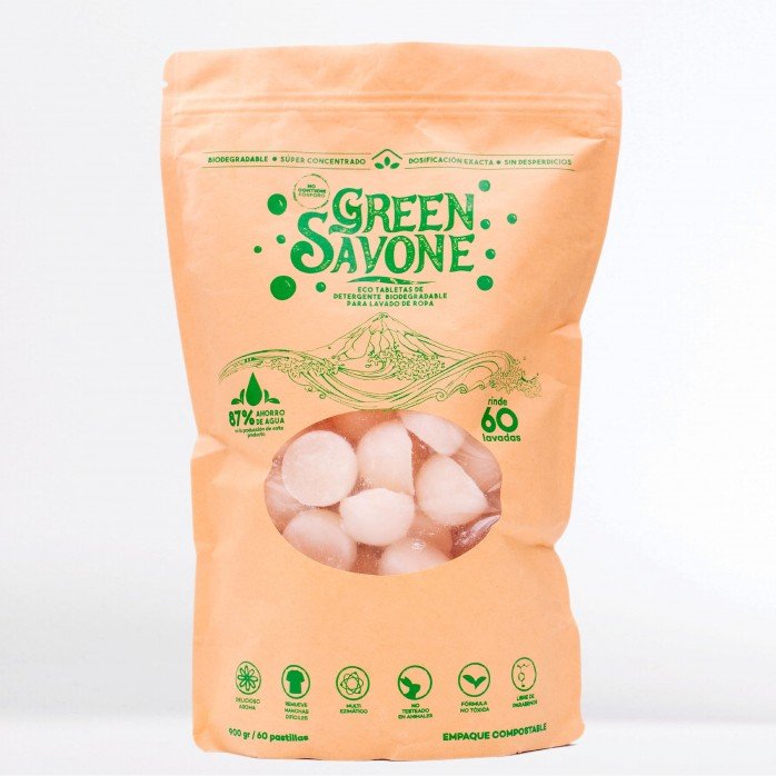 Ecotabletas Green Savone 900 g